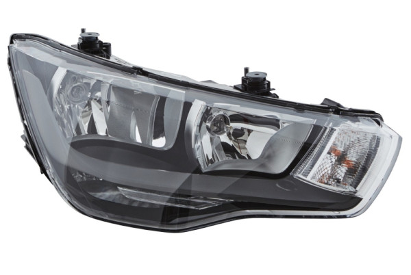 HELLA Halogen/FF-Hauptscheinwerfer, für u.a. Audi A1 (8X1, 8XK), ECE, für Rechtsverkehr, rechts, 1EG 354 837-021