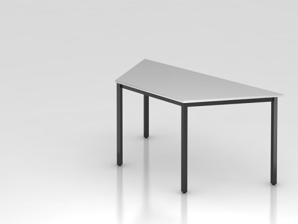 Hammerbacher Trapeztisch, 160x69cm Grau/Schwarz, Trapezform, Trapezform, VDQTR/5/D