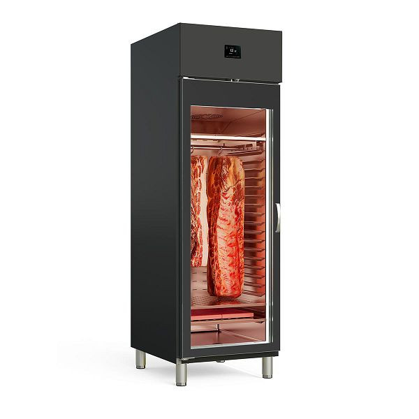 Vaiotec TOPLINE Reifeschrank Dry-Ager Schwarz, 645 Liter, 150 kg Fleisch, Breite: 680 mm, 11668