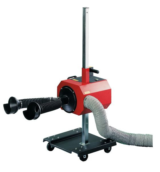 Busching Abgasabsauggerät-Mobil Motorrad-Kit, 0,55KW, 220V, 2800U, min, ca.500 cbm/h, 50004