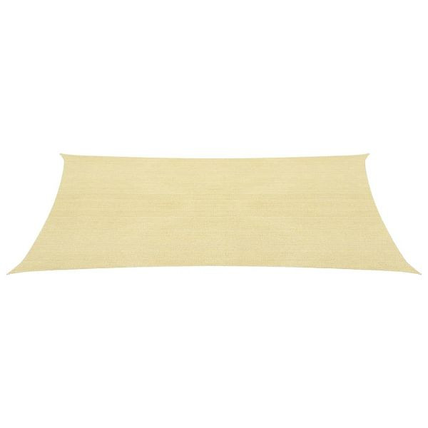 vidaXL Sonnensegel HDPE Rechteckig 4x6 m Beige, Top-Qualität, 42284