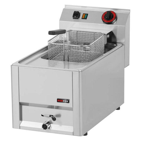 KBS Elektro-Fritteuse 1x 8 Liter Becken Ausführung 400 Volt - Tischgerät, 10114401