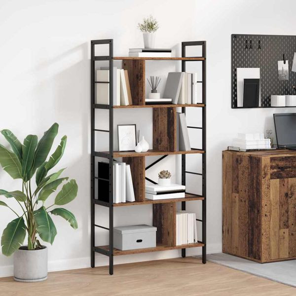 vidaXL Bücherregal Altholz 75 x 30 x 156 cm Holzwerkstoff, 883962