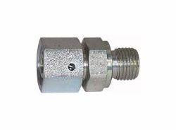 Riegler Einstellbare gerade Einschraubverschraubung mit Dichtkegel, 360 drehbar, 112065