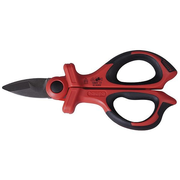 Haupa Allround Soft-Gripschere VDE, 160 mm, 70 mm², 200201