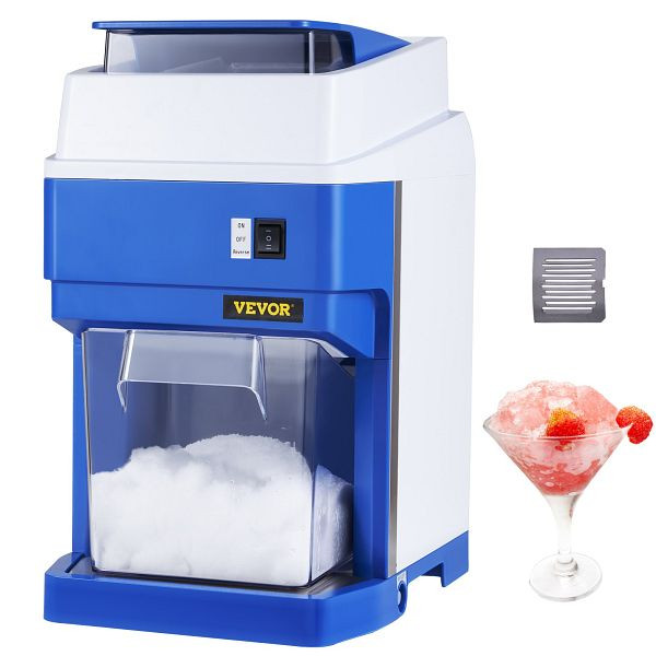 VEVOR Eiszerkleinerungsmaschine Eisrasiermaschine Eisrasierer 120 kg/h, ABS Eiszerkleinerungsrasierer 650 W, BBJBXS154400WZY00V2