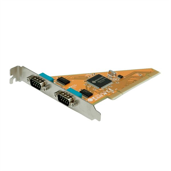 VALUE PCI-Karte, Seriell RS232, D-Sub 9, 2 Ports, 15.99.2086