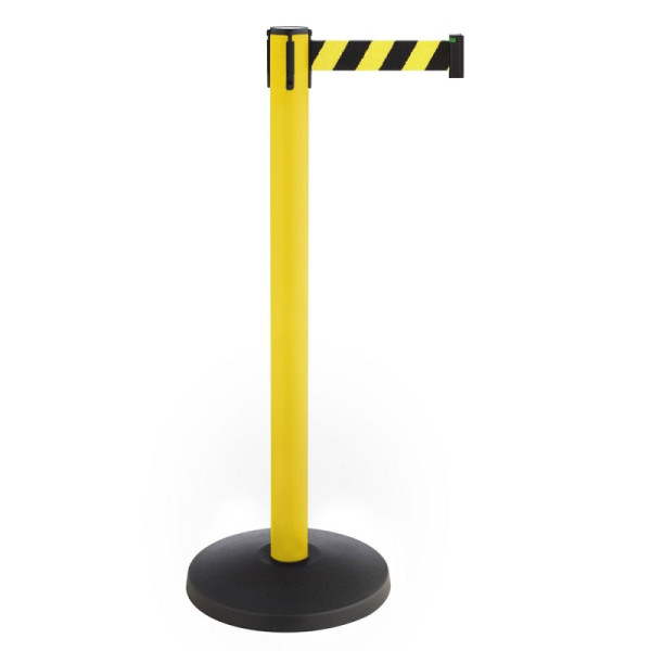 Stein HGS Personenleitsystem -P-Line Allround-, schwarz/gelb diagonal (schraffiert), gelb, 34865-0102