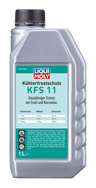 LIQUI MOLY Kühlerfrostschutz KFS 11, Kanister Kunststoff, VE: 1 Liter, 21149