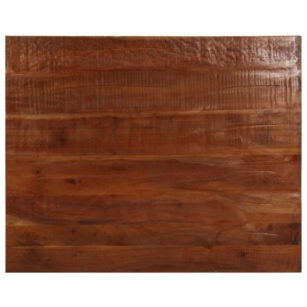 vidaXL Tischplatte 100x80x2,5 cm Rechteckig Altholz Massiv, 371211
