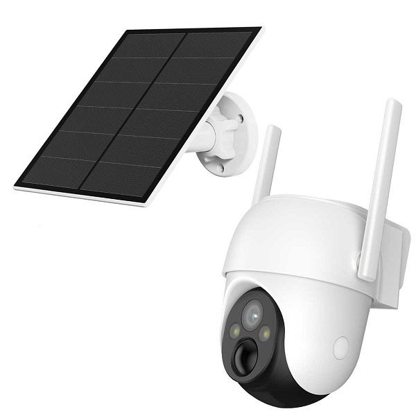Arenti GO2T&SP2 3 MP batteriebetriebene kabellose WLAN Überwachungskamera inklusive Solarpanel, arg2s2