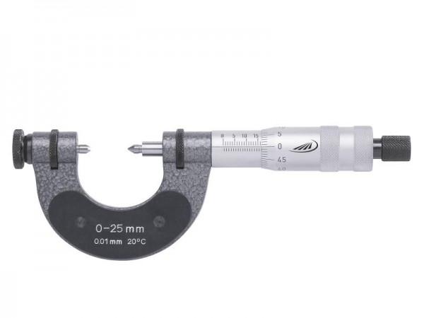 HELIOS PREISSER Gewindeflanken-Messschraube, Messbereich 25 - 50 mm, 870302
