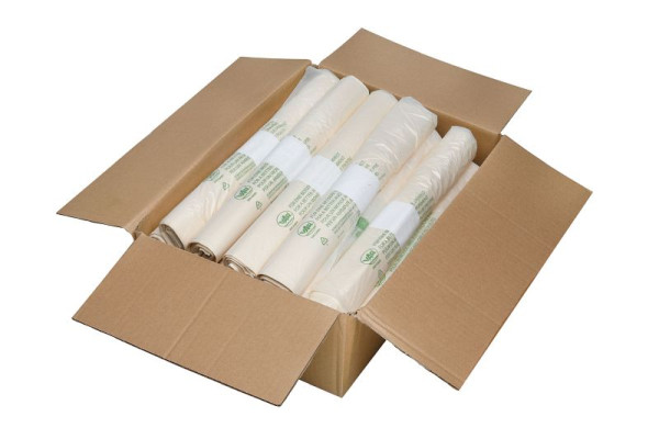 VAR Müllsäcke kompostierbar 120 Liter, VE: 200 Stück (20 Rollen à 10 Stück / Rolle), 1129