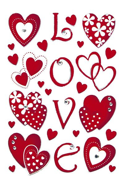 HERMA 6287 Sticker MAGIC Love, Jewel, VE: 10 Stück, 6287, 4008705062879
