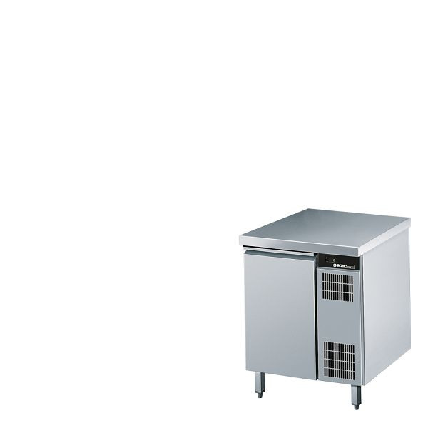 CHROMOnorm Kühltisch GN 1/1, 1 Tür, mit Tischplatte allseits ab, Zentralkühlung, CKTZK7111602