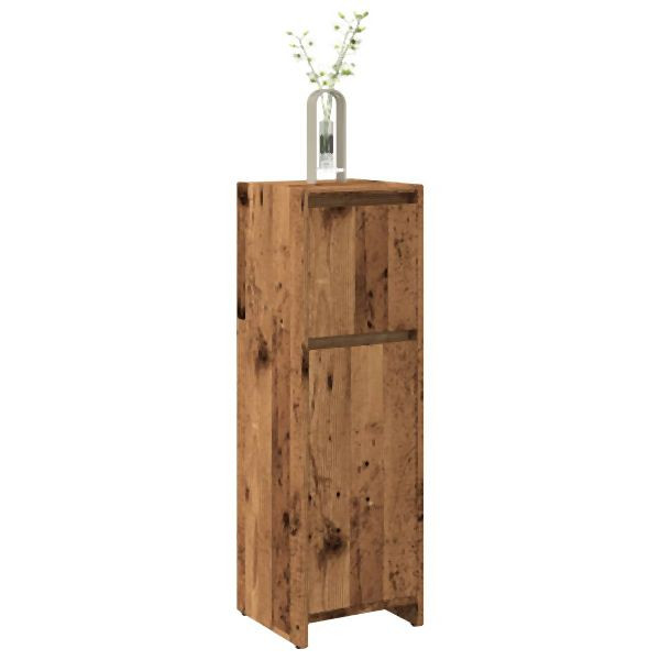 vidaXL Badschrank Altholz-Optik 30x30x95 cm Holzwerkstoff, 856061