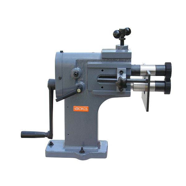 BOKA TB-12 Manuelle Sickenmaschine Bördelmaschine 2in1 inkl. 6 Walzen, 200 mm Ausladung, 1.2 mm Dicke, Hochleistungs-Wulstbiegemaschine, 573801