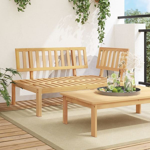 vidaXL Garten-Ecksofa aus Paletten Massivholz Akazie, 365849