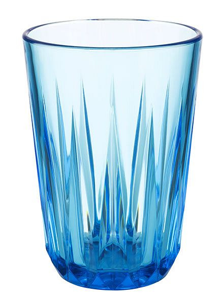 APS Trinkbecher -CRYSTAL-, Ø 7 cm, Höhe: 9,5 cm, Tritan, blau, 0,15 Liter, VE: 48 Stück, 10513