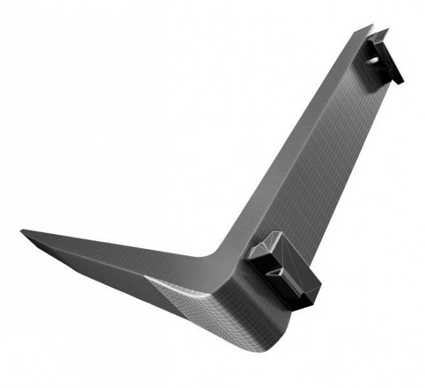 Bolzoni Auramo Gabelzinken Standard 100x35x1000 mm, Tragfähigkeit pro Paar: 1900Kg, ISO 2328: 2A, VE: 2 Stück, K51C10035100001