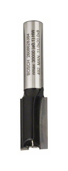 Bosch Nutfräser, 8 mm, D1 11 mm, L 19,6 mm, G 51 mm, 2608628384