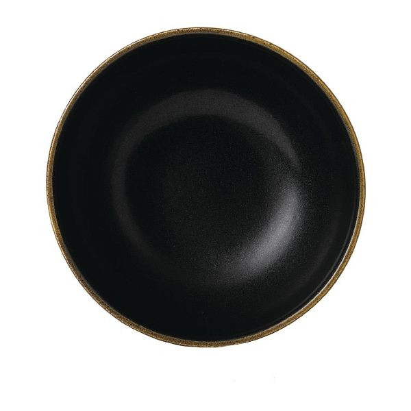 Churchill Super Vitrified Nourish Siena Brown Tiefe Schalen 155 mm (6 Stück), FE946