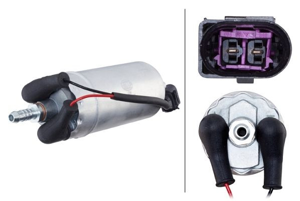 HELLA Kraftstoffpumpe, 12V, elektrisch, ohne Dichtung, 8TF 358 302-861