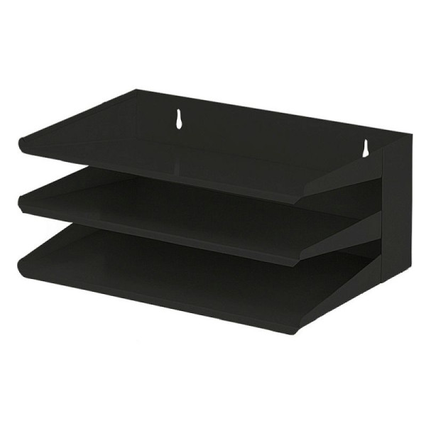 STEIN HGS Sortierregal, schwarz, 3 Stück, 84232.0001