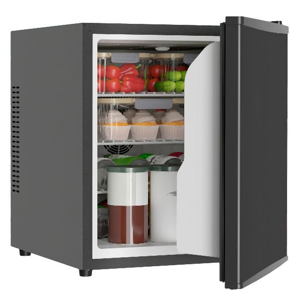 HOMCOM Mini Kühlschrank, 51L x 43B x 51,3H cm, Schwarz, 800-299V90BK, 4255923100825
