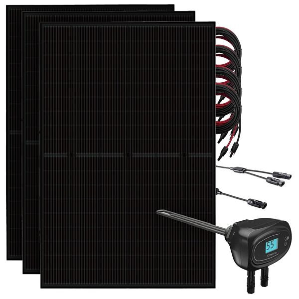 Offgridtec 1350W Solaranlage mit Fothermo Heizstab für Warmwasserboiler, 4-01-024555-002