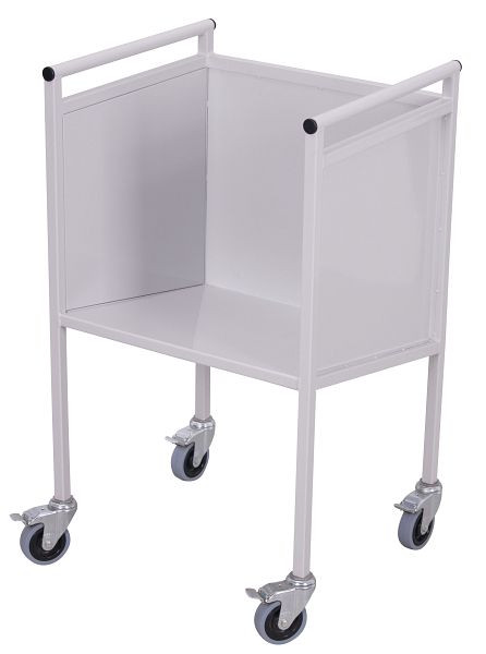 VARIOfit Aktenwagen, Ladefläche: 550 x 500 x 420 mm (B/T/H), RAL 7035 lichtgrau, sw-500.380