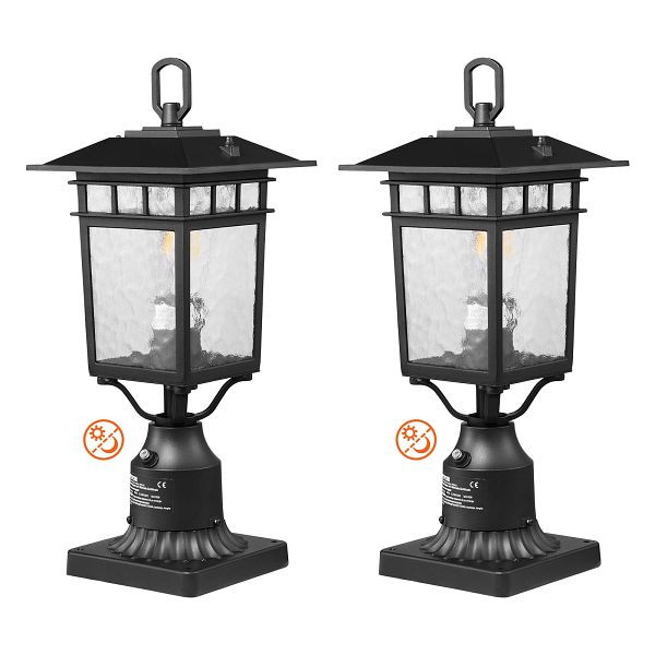 VEVOR Außenleuchte Gartenleuchte Außenlampe, Wegeleuchte E27 Gartenlampe 40cm, VE: 2 Stück, FTYNHWZD2JZDYHPV0V7