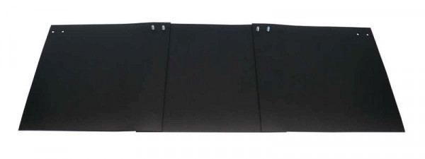 SINOtec TransTac Lamellen mit Lochung für Schwingschellen, dunkelgrün matt, 300 x 3 mm, 33% Überlappung, 10000458