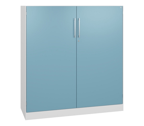 C+P Flügeltürenschrank Asisto, H1310xB1200xT435mm, 9016/0010, 141031-000 S10151