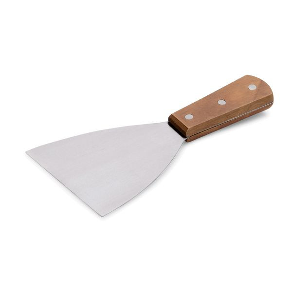 WAS Spachtel mit Holzgriff, 12 cm, Edelstahl, 7030120, 4044925026604