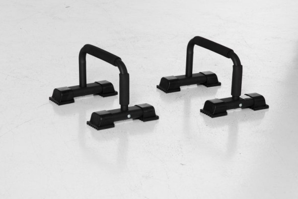 HOMCOM Liegestützgriffe 2er Set rutschfest Push Up Griffe Push up Bars Parallettes Liegestützen für Muskeltraining und Krafttraining Stahl, A91-198