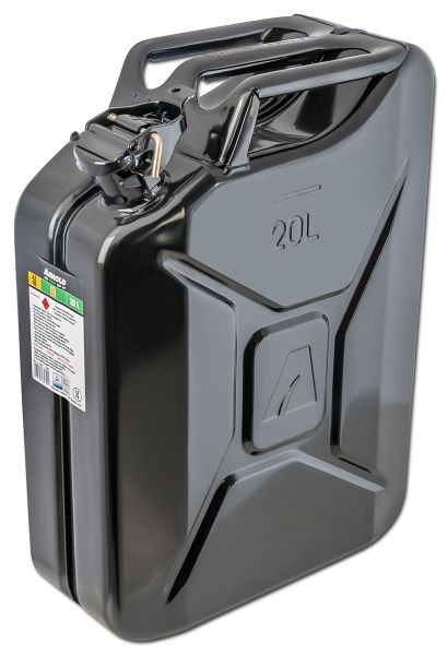 ARNOLD Metallkanister, 20L, schwarz, 6011-X1-2002