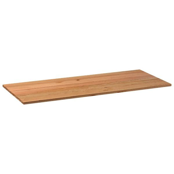 vidaXL Tischplatte Hellbraun 280x120x4,2cm Massivholz Eiche Rechteckig, 4009231