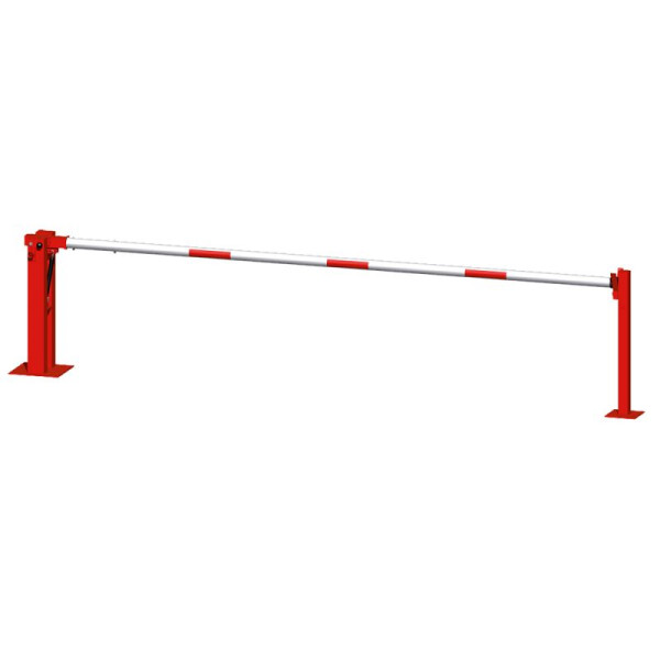 Stein HGS Handschranke mit Gasdruckfeder und fester Auflagestütze, Gesamtbreite 6180 mm, 6000 mm, 60735.0004