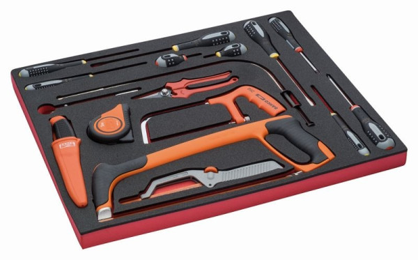 Bahco 3/3 Einlage, Ergo™ Schraubendrehern + Schneidwerkzeuge, 17-teilig, FF1A5021