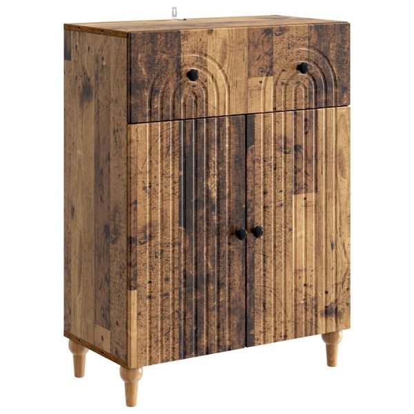 vidaXL Sideboard Altholz 66 x 34,5 x 90 cm Holzwerkstoff, 894183