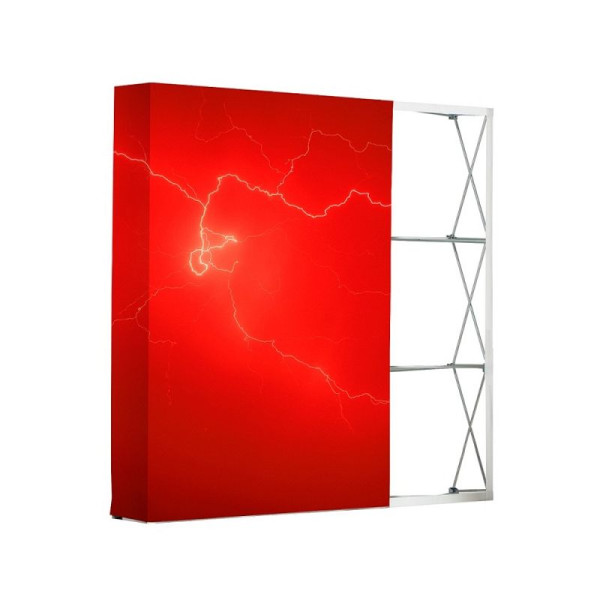 Showdown Displays Pop-Up Textil Premium 4x3 Straight Druck, PUFP43S-G