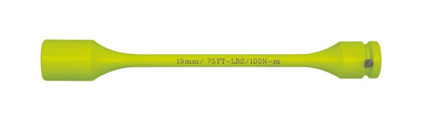 KS Tools 1/2" Torsions-Drehmomentbegrenzer-Stecknuss, 19mmx100Nm, 515.1484