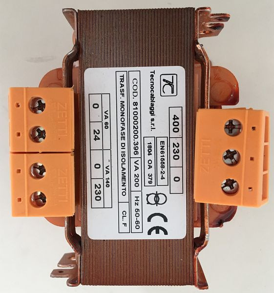ELMAG Transformator 400 V auf 230/24 V (TC1) für PLS 500-750, 9101586