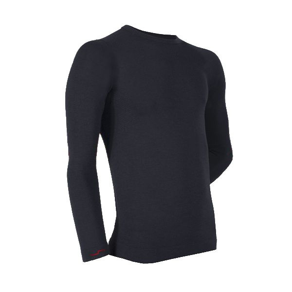 SIMLOC Shirt Langarm, schwarz, Größe: M-L, 71% LENZING FR Viskose, VE: 2 Stück, 2-02-02-ML-01