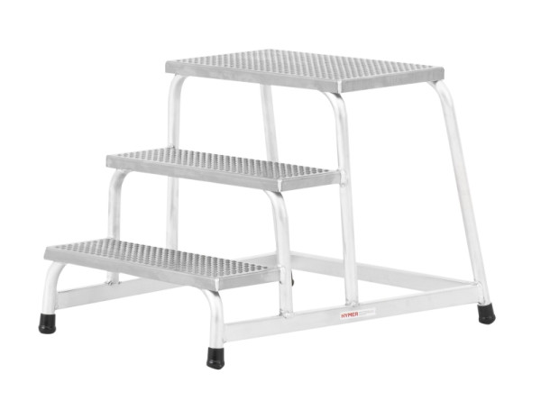 HYMER Maschinentritt, 3 Stufen, Standhöhe 0,60 m, 6878363