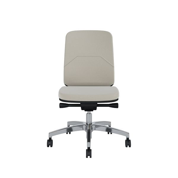 Bisley Bürodrehstuhl Bali, Gepolsterte Rückenlehne Aluminiumfußkreuz, TN9811 chalk, BALIAGTN9811