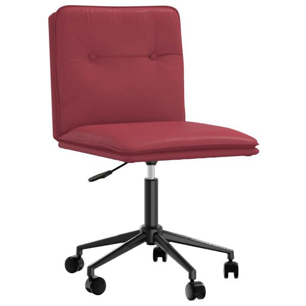 vidaXL Esszimmerstuhl Weinrot Kunstleder, 4101322, 8721158634788