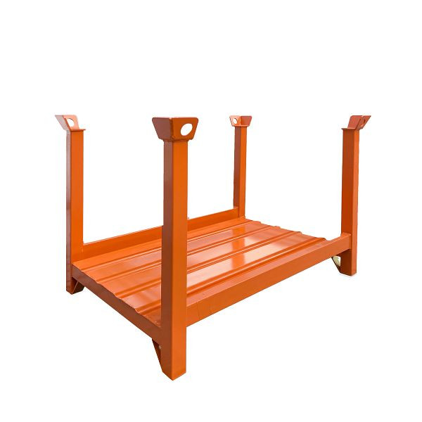 Eichinger Industrie Lagergestell mit Boden, ohne Wände, 1500 kg, LxBxH 1000x800x750 mm, reinorange, 13230100001111