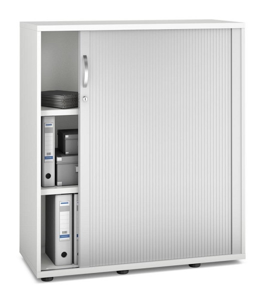 Deskin Rollladenschrank MULTI M pro, Dekor: Weiß, BxHxT: 1000 x 1140 x 420 mm, 252554